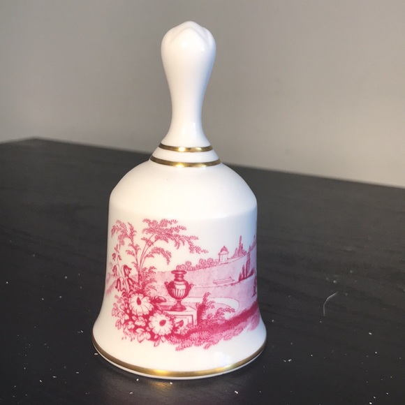SPODE, for The Danbury Mint White and Pink Bell - Picture 2 of 8